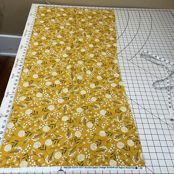 3 pieces vintage fabric remnants, cotton, cotton blend, varying sizes - Picture 3 of 14